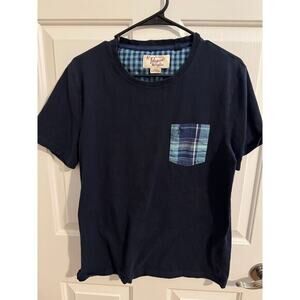 Original Penguin by Muningswear Mens 100% Cotton T-shirt Short Sleeve Blue L